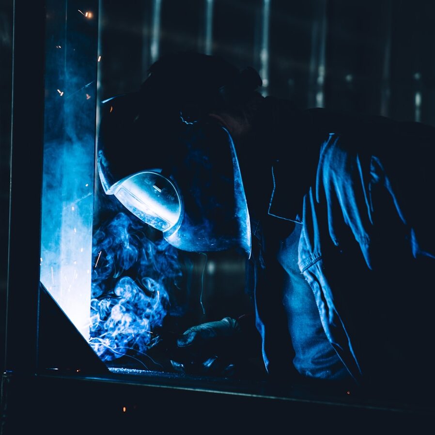 person wearing black helmet